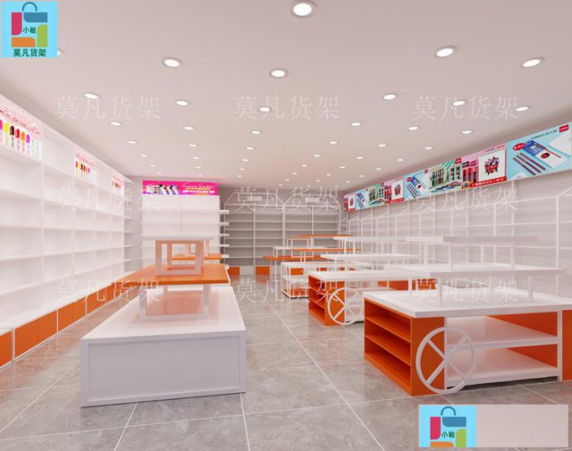 单面双面潮品玩具店展示柜工艺简单-莫凡货架老牌厂家