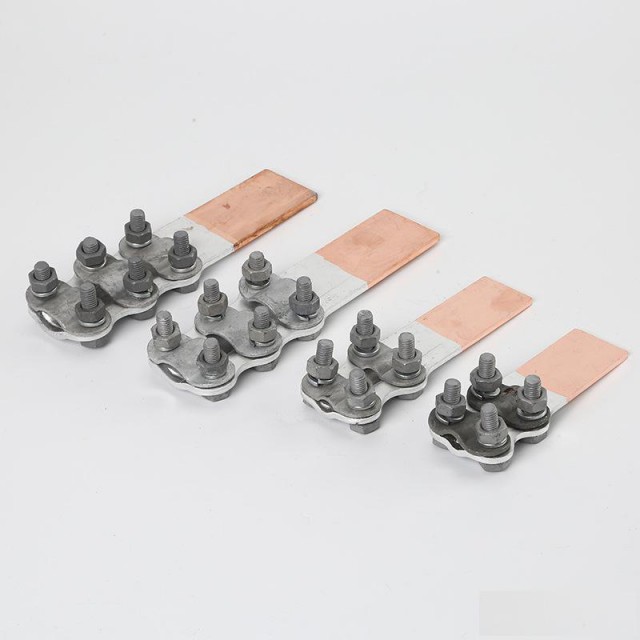 铜铝设备线夹螺栓型钎焊型可打孔可折弯设备接线夹