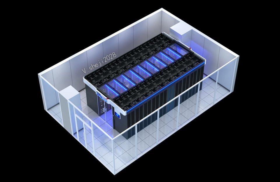 安康机房效果图设计、720度全景效果图制作