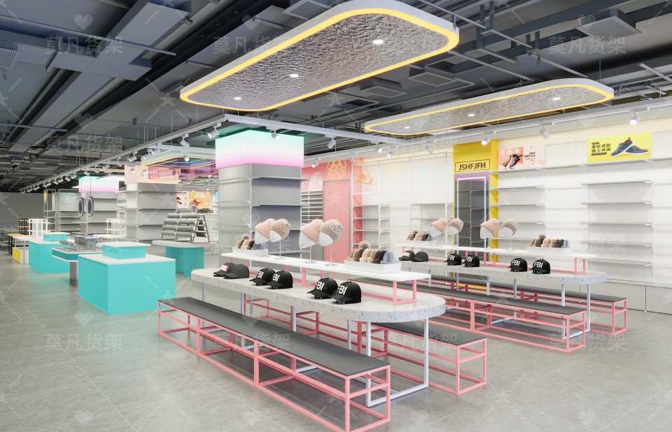 精品店货架，让每件好物都自带光芒