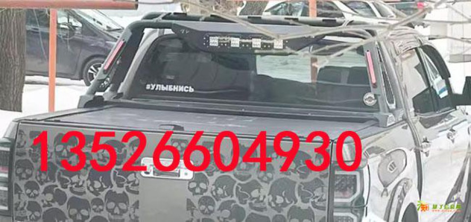 24款25年坦途皮卡车后备箱带灯龙门架防滚架装饰防护栏改装件